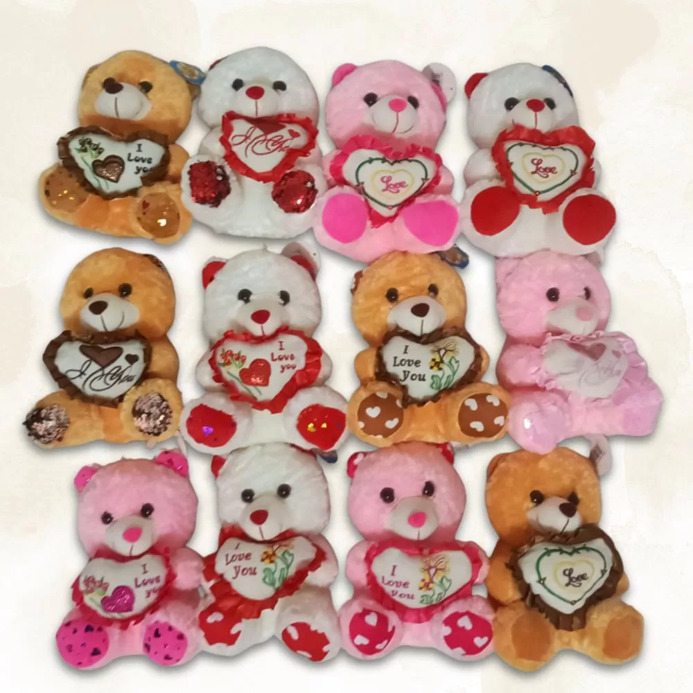 Kit com 12 Ursos – 21 cm